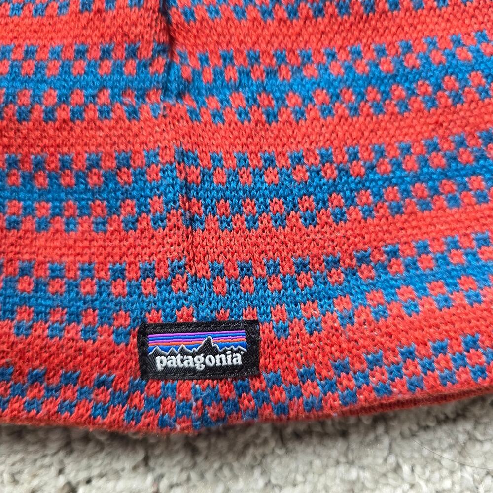 Patagonia Baby Animal Friends Beanie Hat Cat 6-12M - Picture 3 of 5